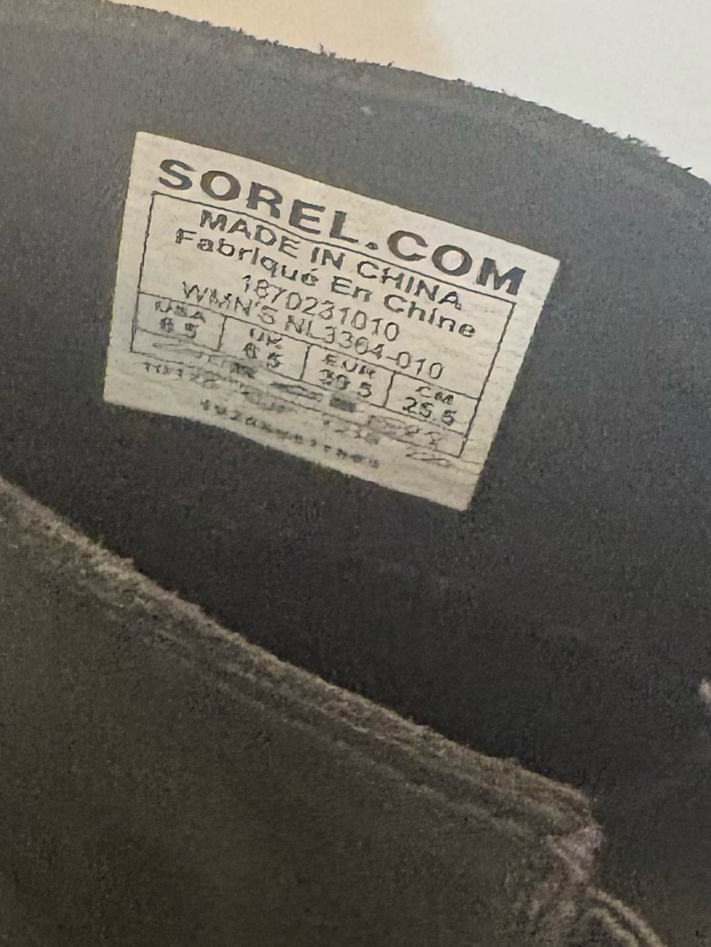 Sorel Joan of Arc Wedge II Zip Leather Boots Size 8.5 - Picture 2 of 7